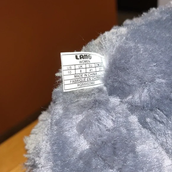 Lamo Boots womens size 10 zip sides - grey and multi-color - Picture 8 of 8